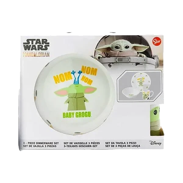 Spisesett i Keramikk - Star Wars The Mandalorian