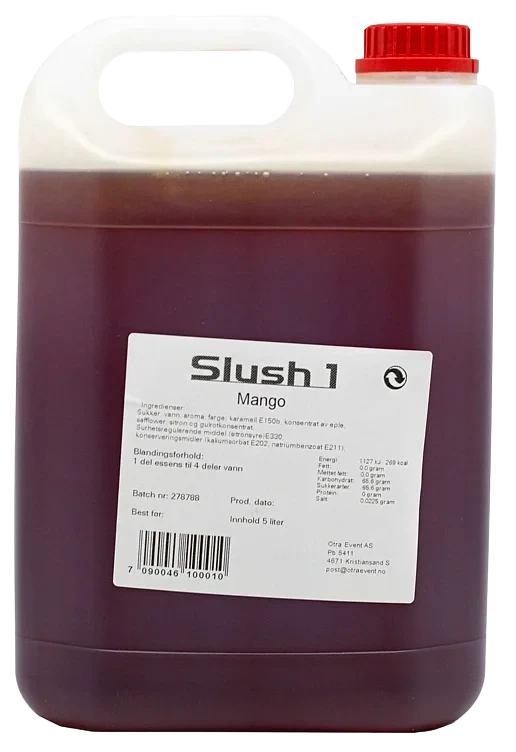 Dream slush mix mango 5l