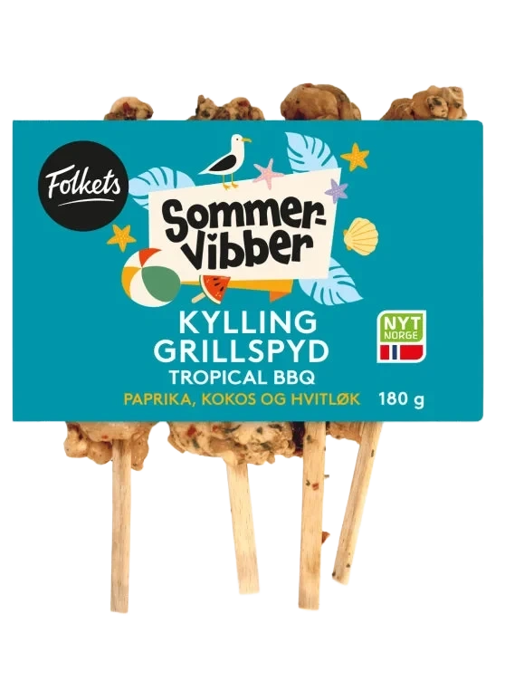 Kyllingfilet Spyd Tropical Bbq 180g Folkets