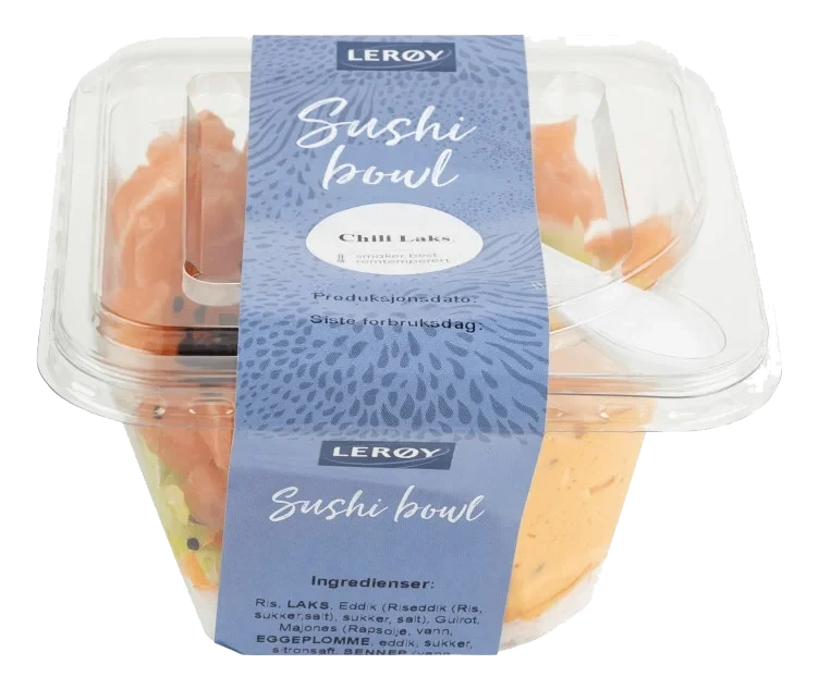 Sushibowl Laks&Chilisaus 280g Lerøy