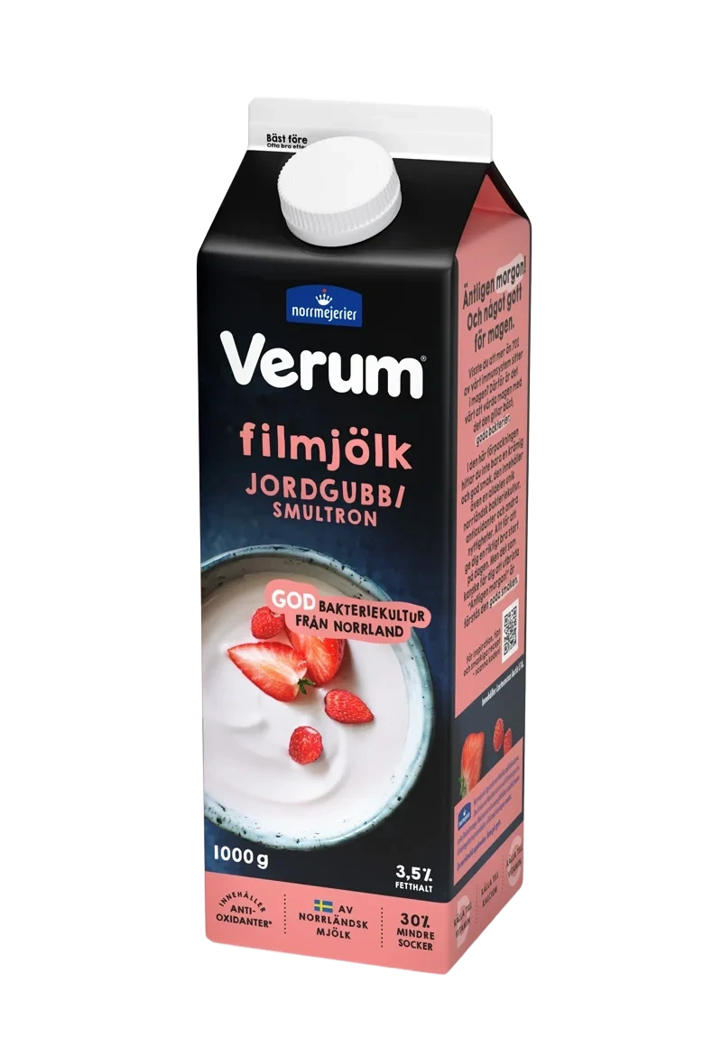 Filmjölk 3.5% Jordgubb/Smultron