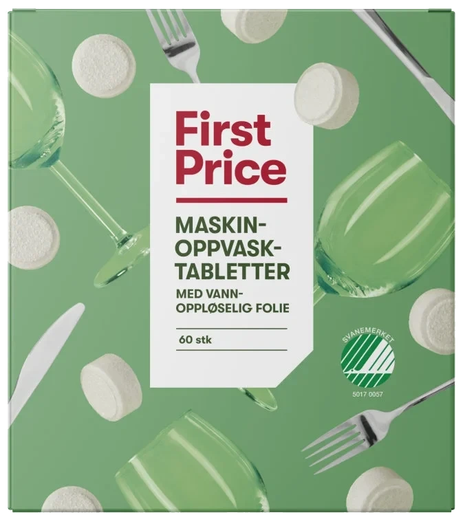 Maskinoppvask Tabletter 60stk First Price