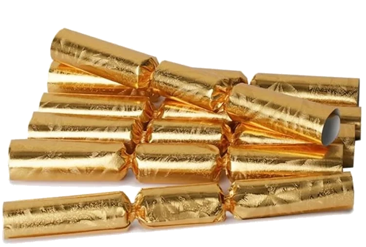 Knall Bon Bon Gullfolie 6stk Cacas