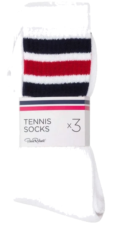 Tennis Sock White Mix Pierre Robert