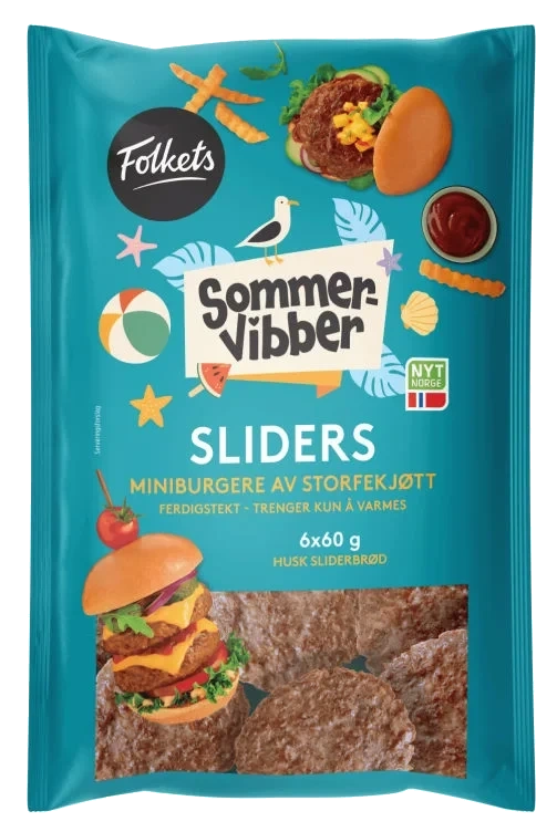 Sliders Stekte 360g Sommervibber
