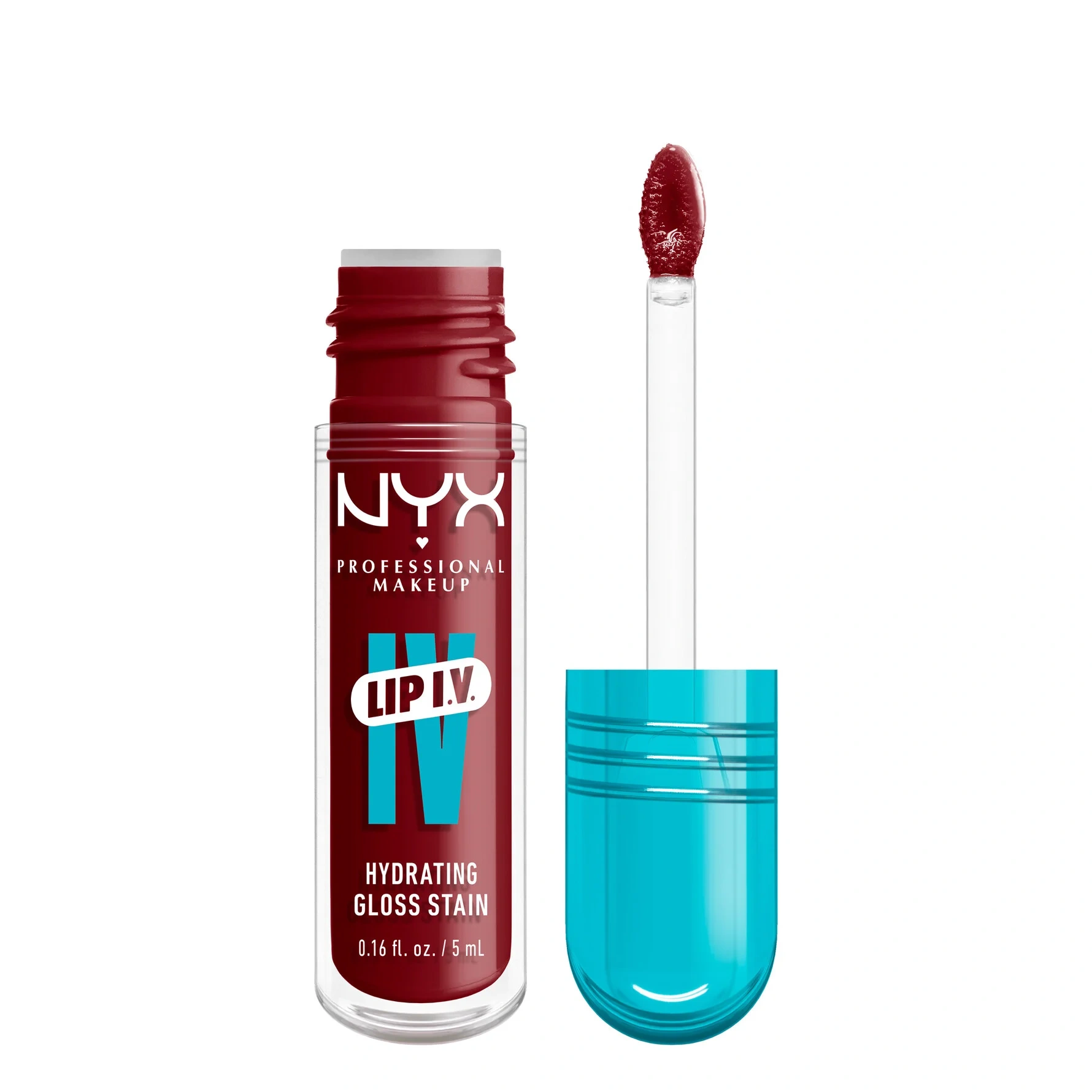 NYX PROFESSIONAL MAKEUP Lip I.V. Hydrating Gloss Stain 13 Cranberry Splash