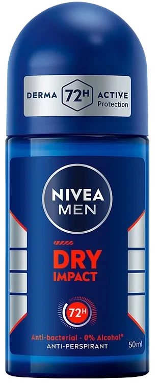 Nivea Men Dry Impact Deodorant Roll-on, 50ml
