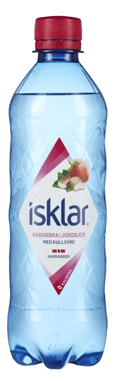 Isklar Sparkling Rabarbra & Jordbær 460ml