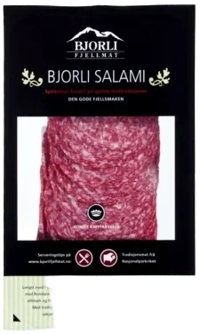 Bjorlisalami 120 Gr, Skåret