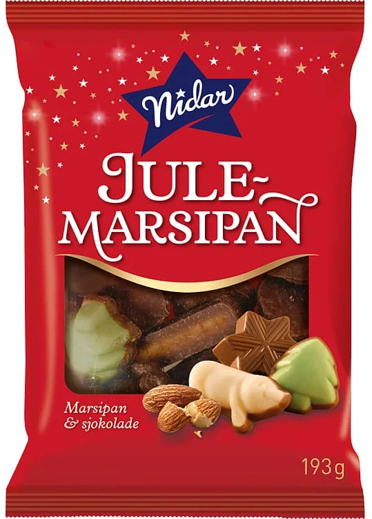 Julemarsipan Marsipan&sjoko 193g Nidar
