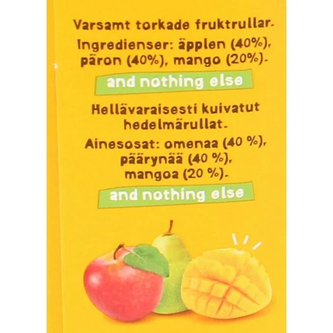 BEAR Fruktrullar Mango
