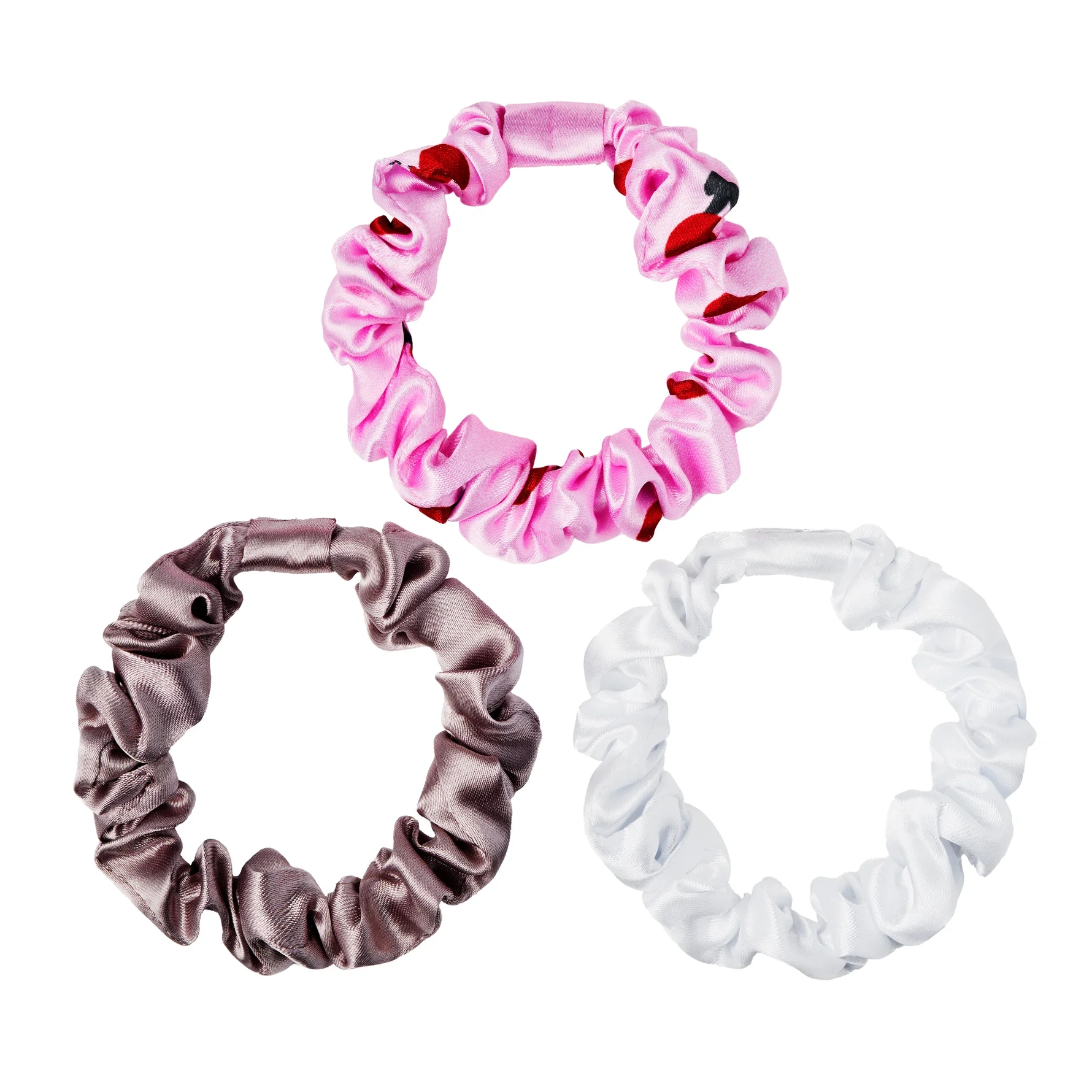 KICKS Beauty Slim Scrunchies 3-pack Cherry 3 pack