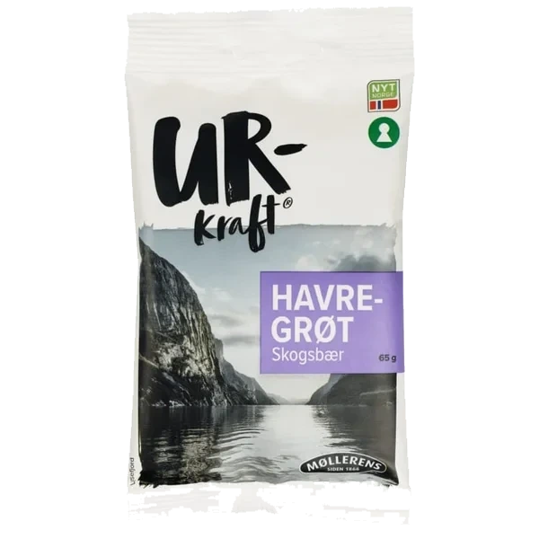 Havregrøt Skogsbær 65g Urkraft