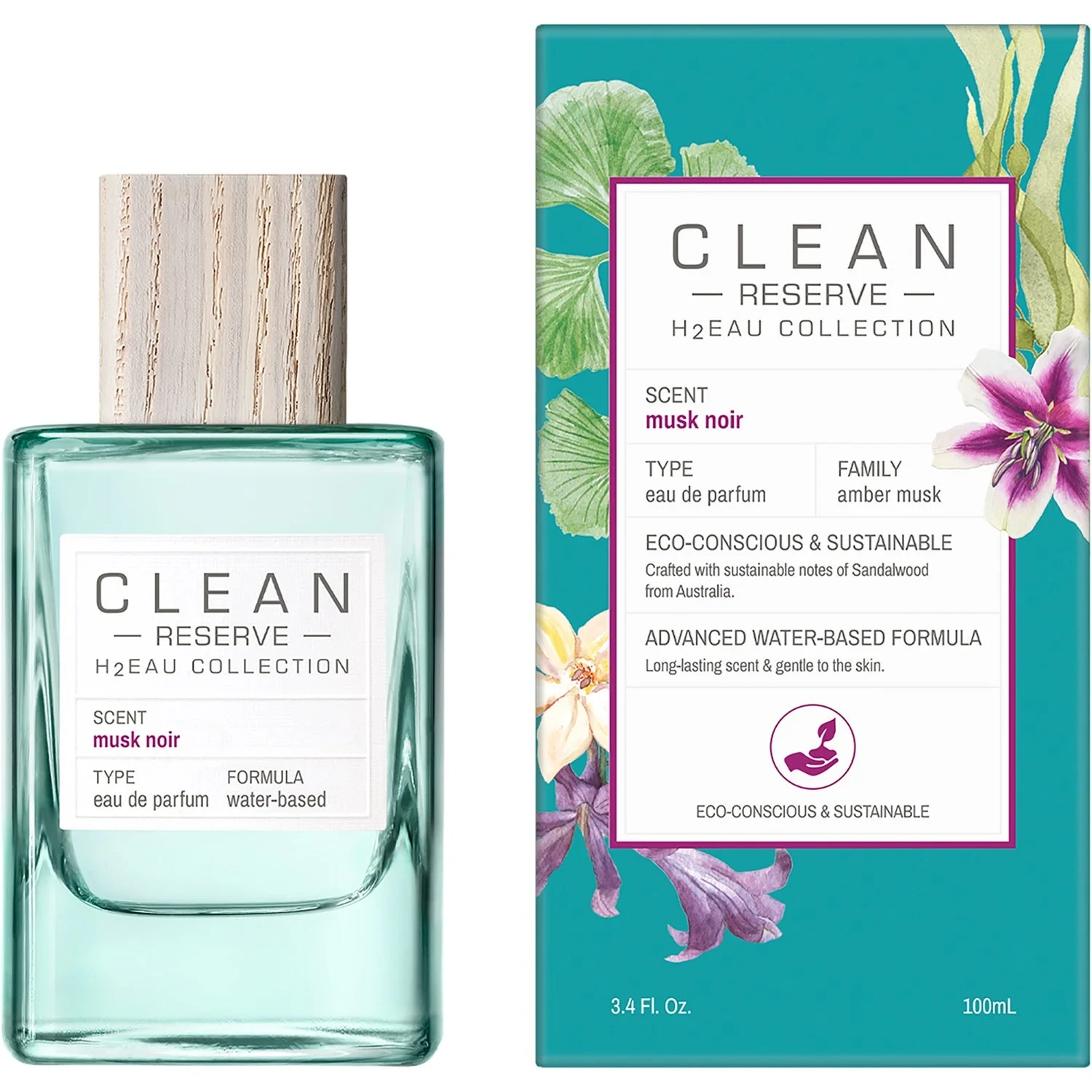 Clean Reserve H2EAU Musk Noir Eau de Parfum 100 ml