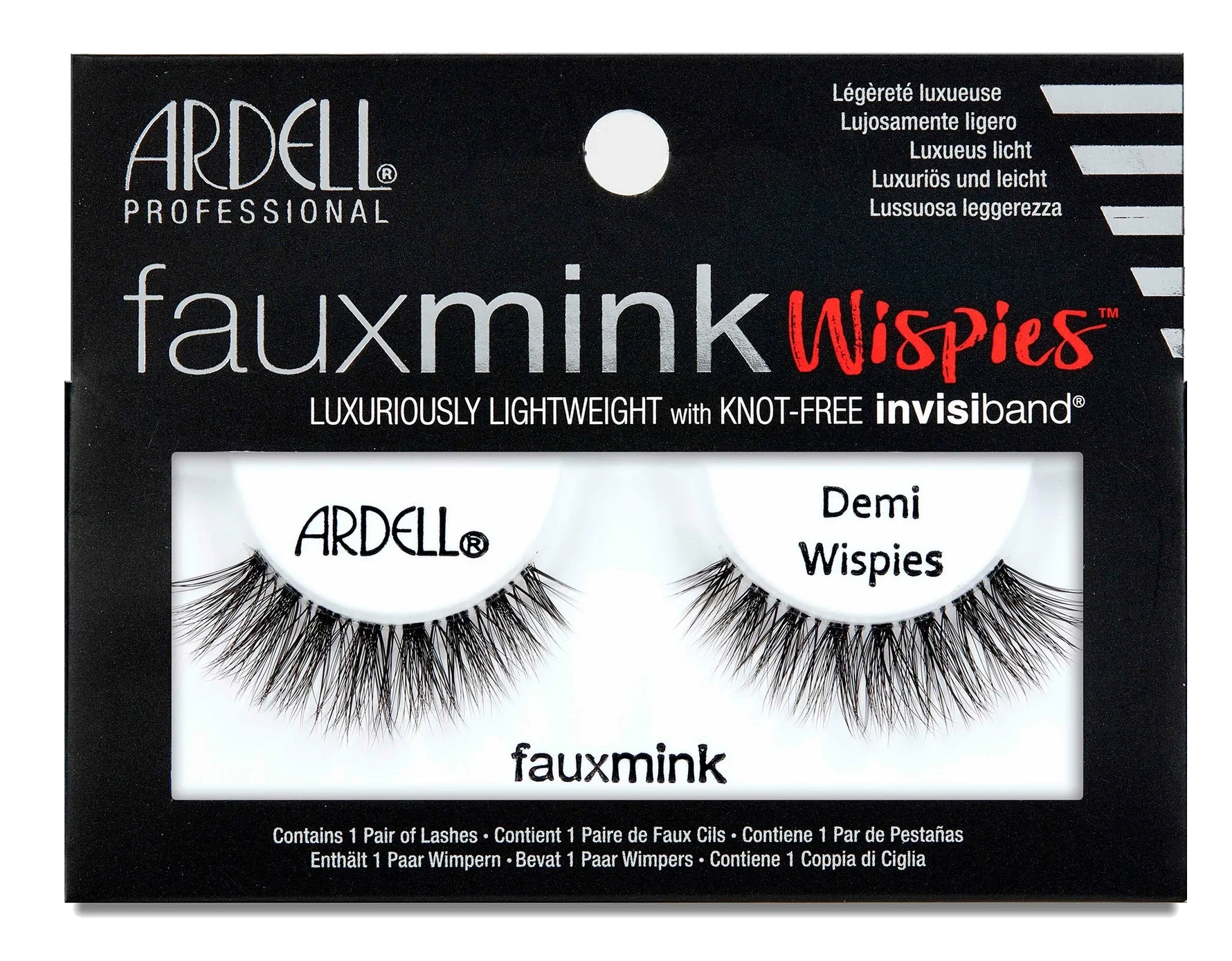 Ardell Faux Mink Demi Wispies False Lashes Black