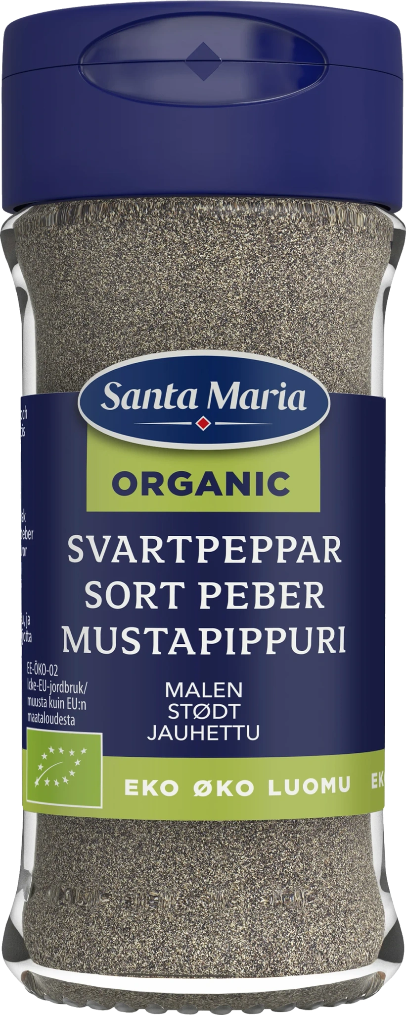 Organic Svartpeppar Malen