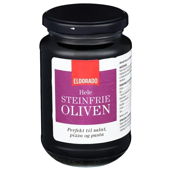 Oliven Sort u/sten 330g Eldorado