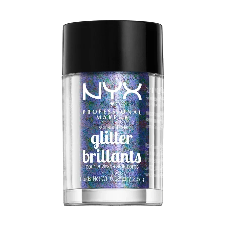NYX PROFESSIONAL MAKEUP Face & Body Glitter Brillants 11 Violet
