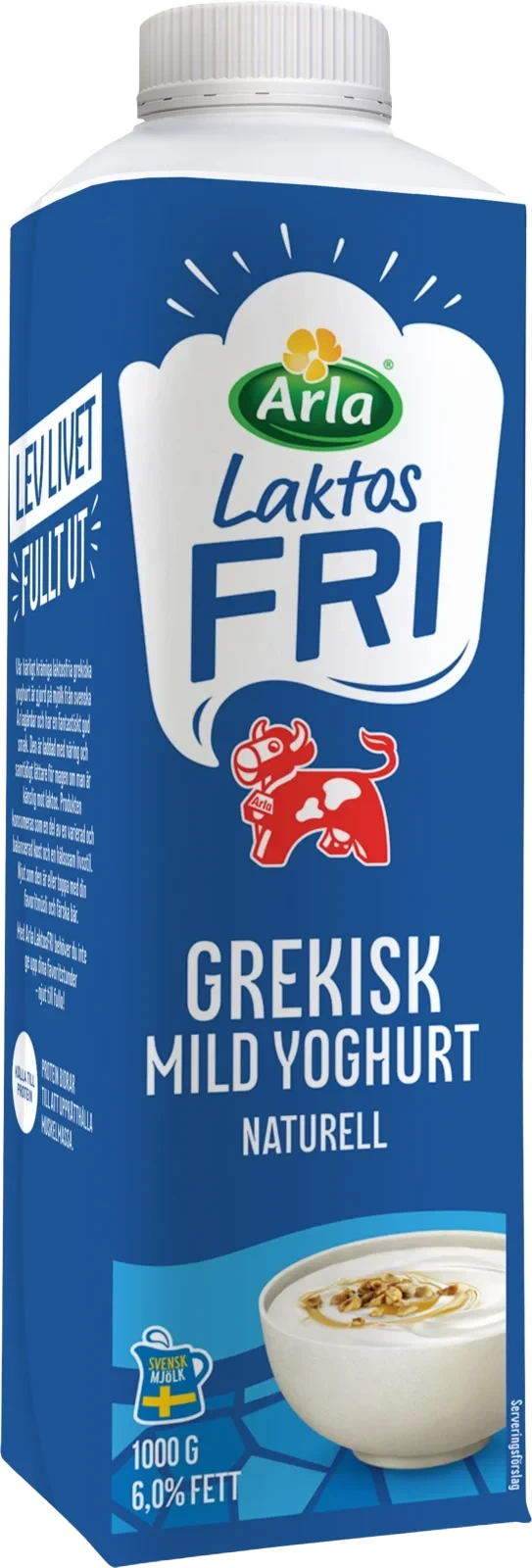 Laktosfri grekisk yoghurt naturell