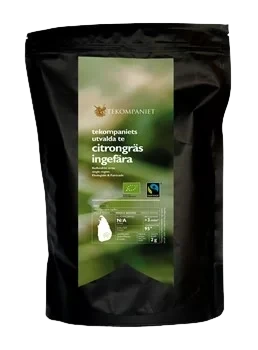 tekompaniets utvalda Citrongräs ingefära lösvikt, Eko FT