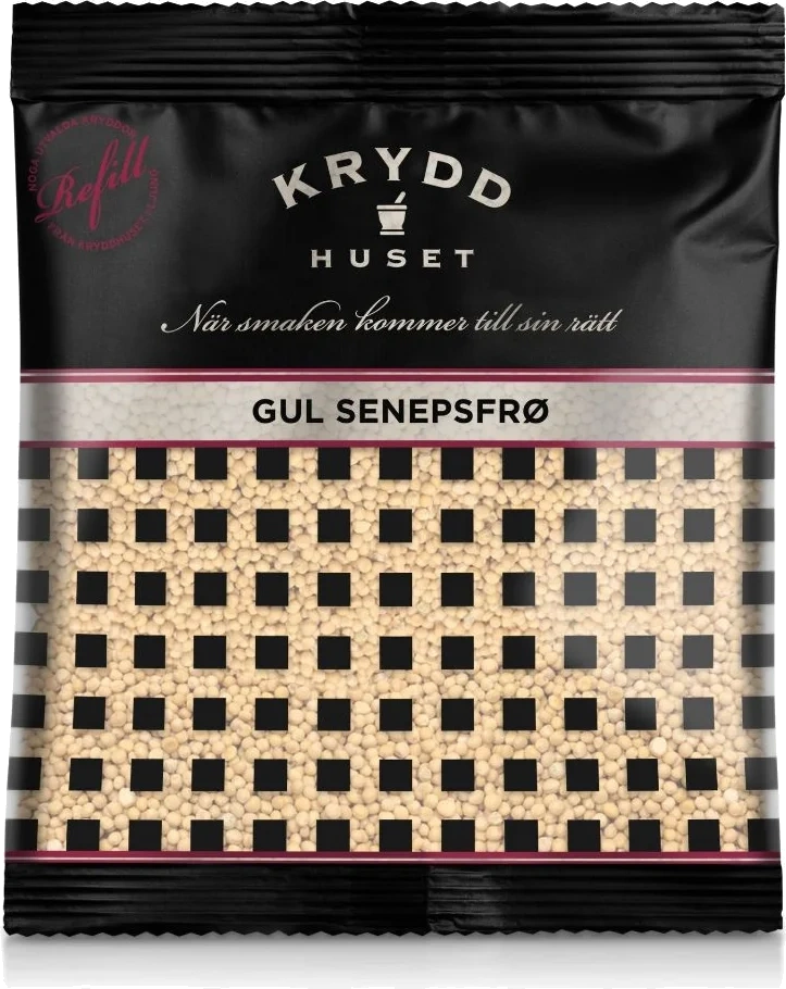 Kryddhuset Sennepsfrø Gul 125g