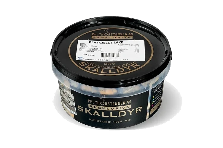 Blåskjell i lake  1,5kg