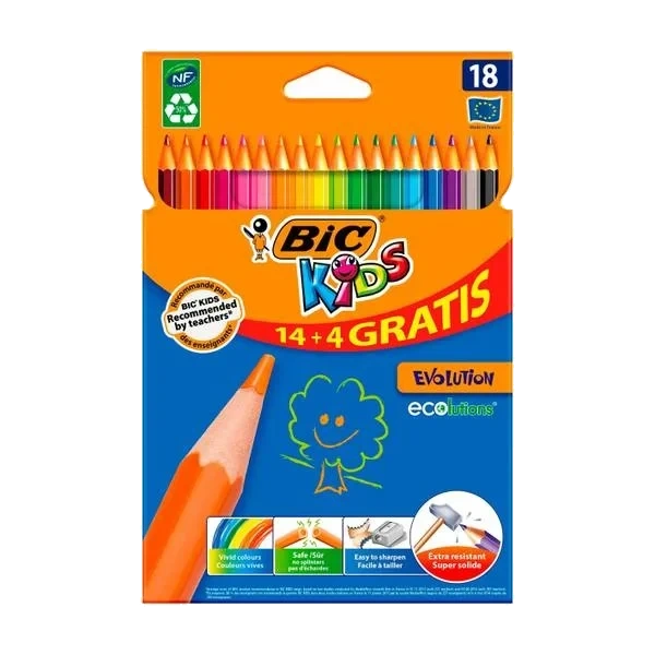 Kids Evolution Fargeblyanter - 18pk