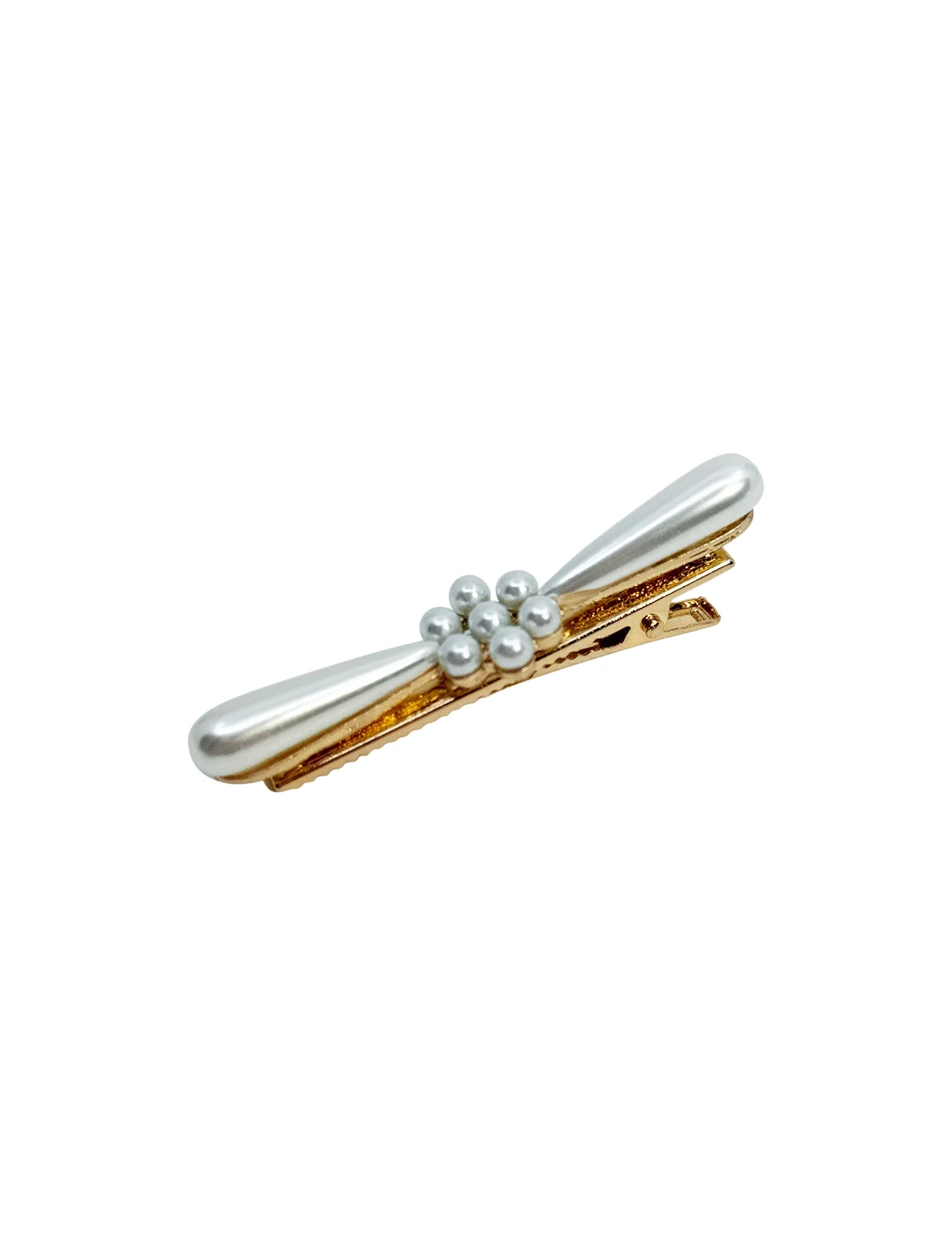 PIPOL'S BAZAAR Camila Pearl Clip Duo White White