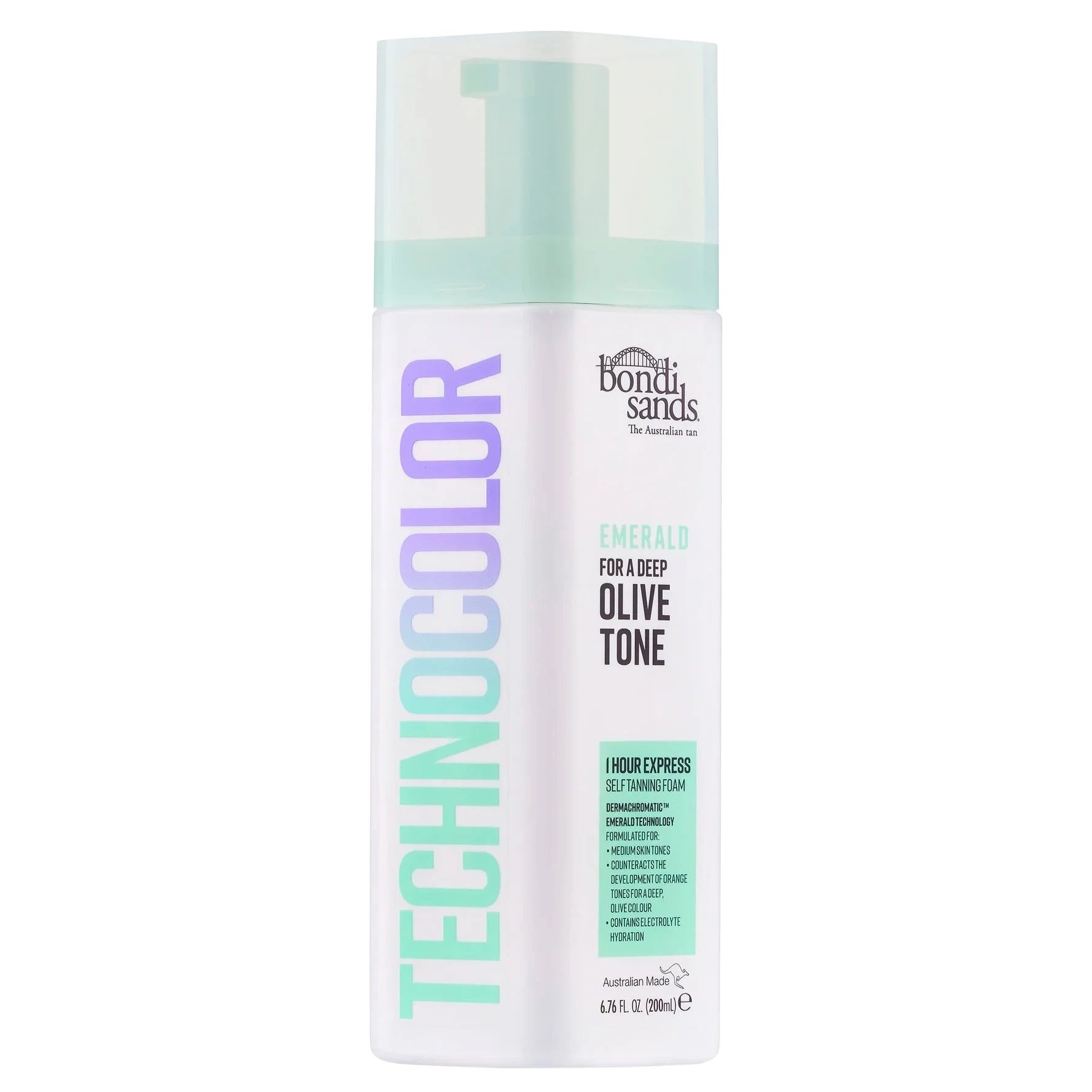 Bondi Sands Technocolor 1 Hour Express Self Tanning Foam Emerald
