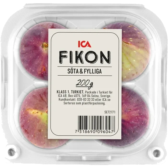 Fikon 4st 180g Klass 1 ICA