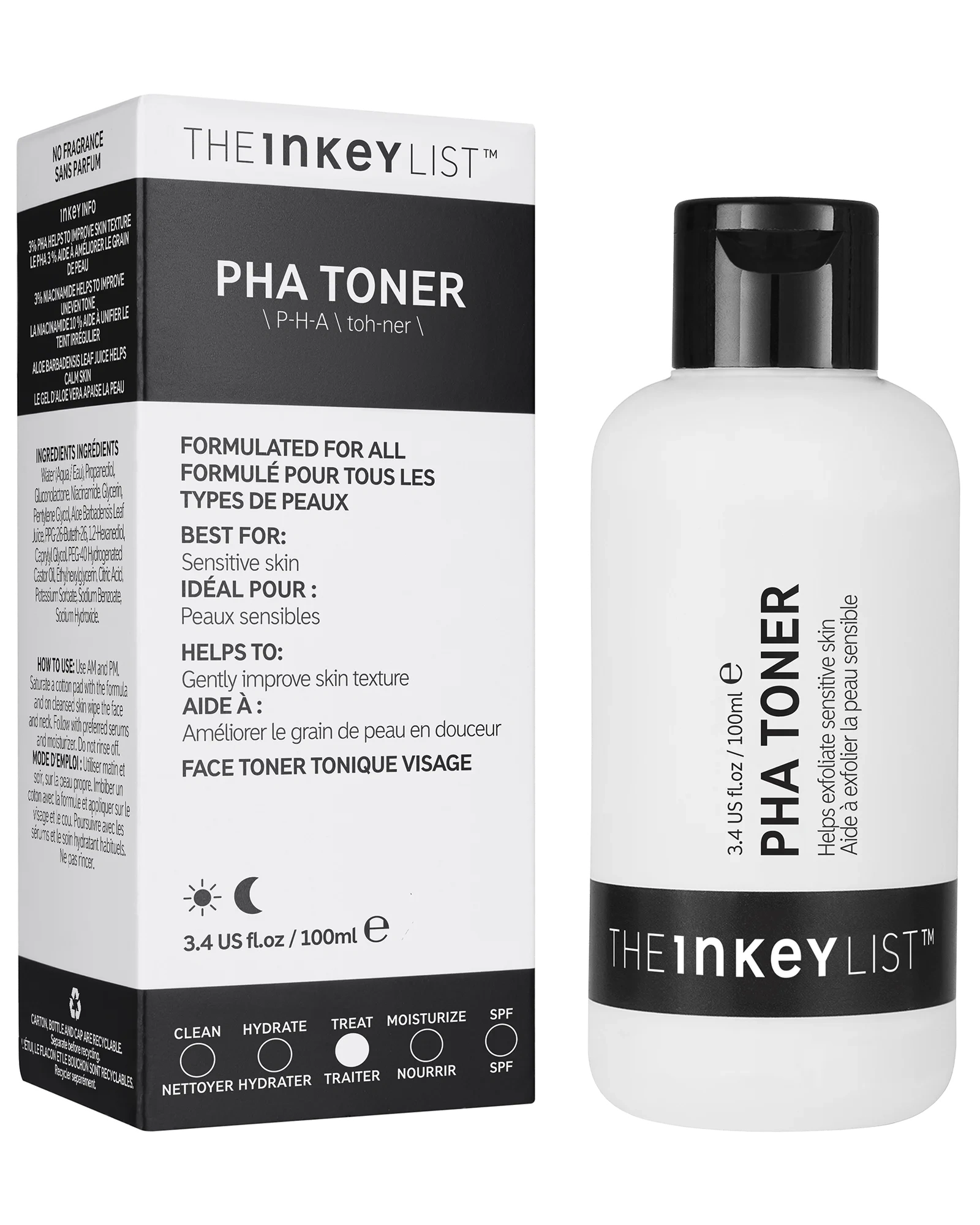 The Inkey List PHA Toner, 100 ml