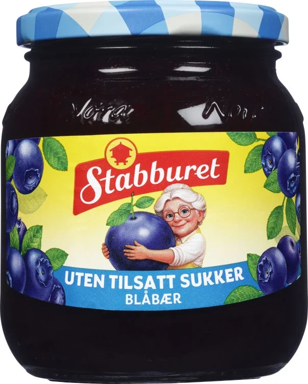 Stabburet Blåbærsyltetøy Uts