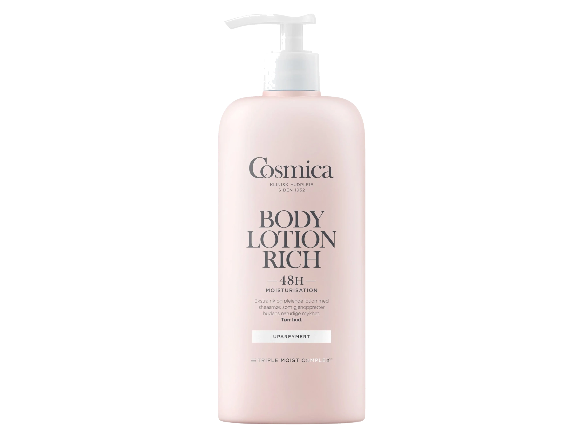 Cosmica Bodylotion Rich u/parfyme, 400 ml