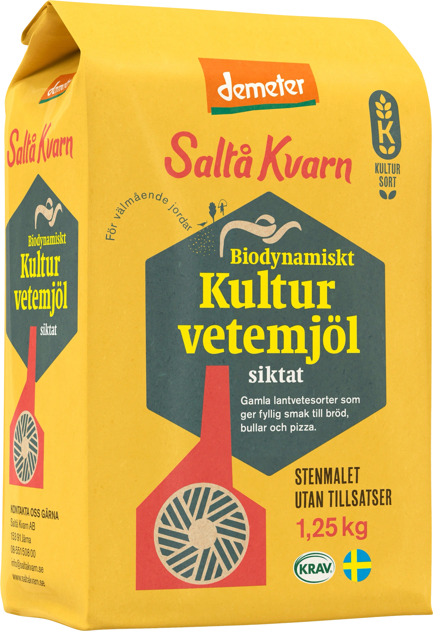 Biodynamiskt Kulturvetemjöl siktat
