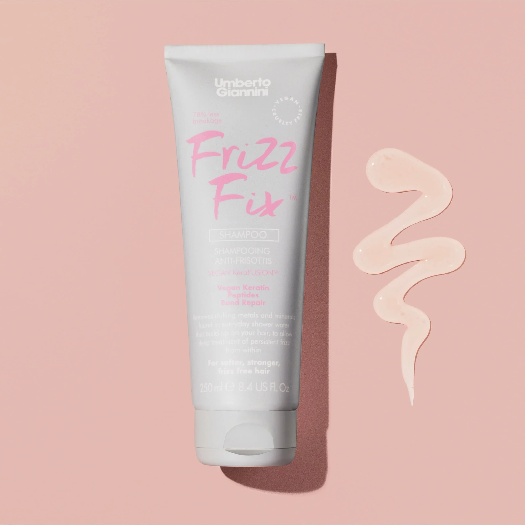 Umberto Giannini Frizz Fix Shampoo, 250 ml