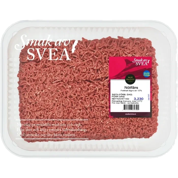 Nötfärs ca 1,6kg Smak Av Svea
