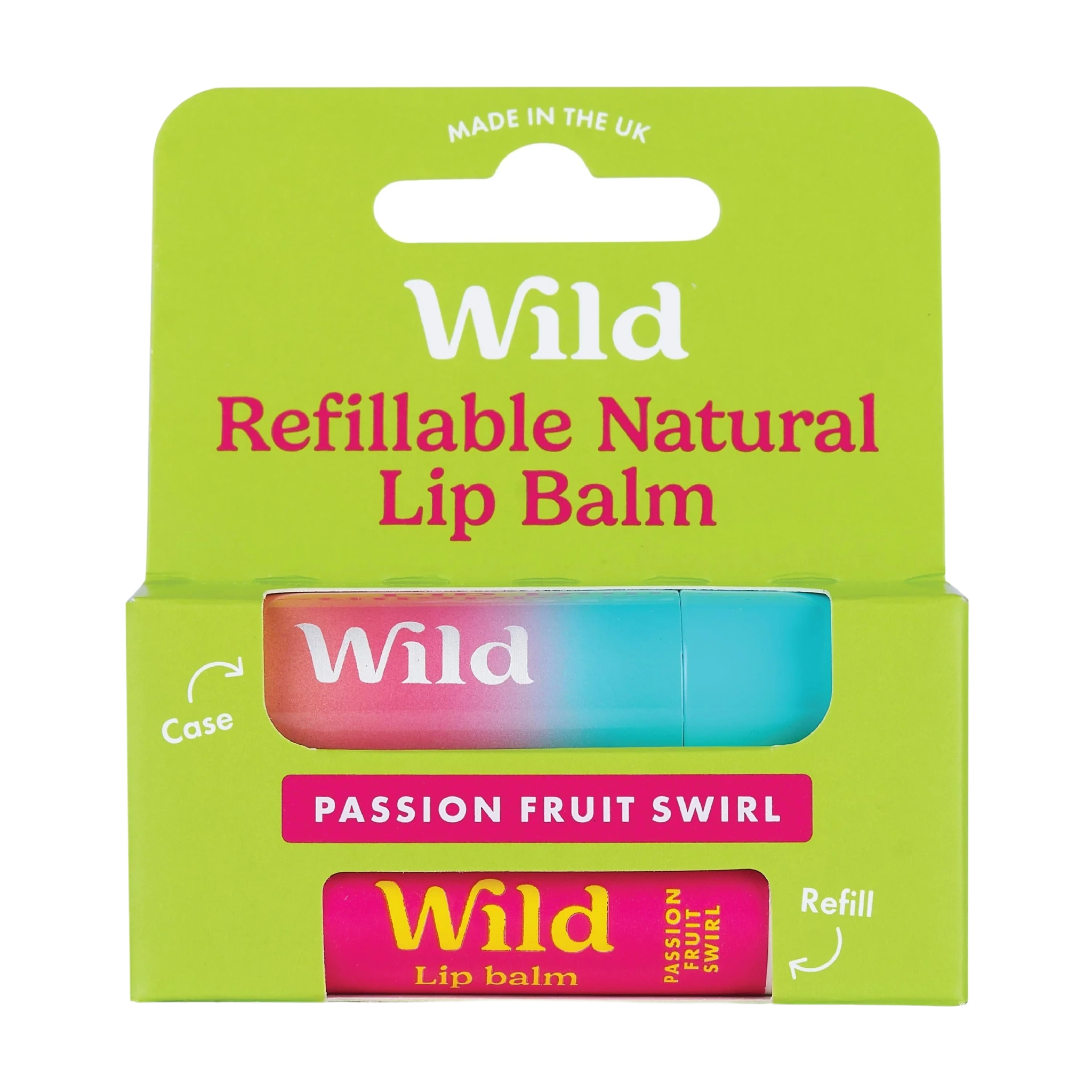Wild LipBalm Ombre case, Passion