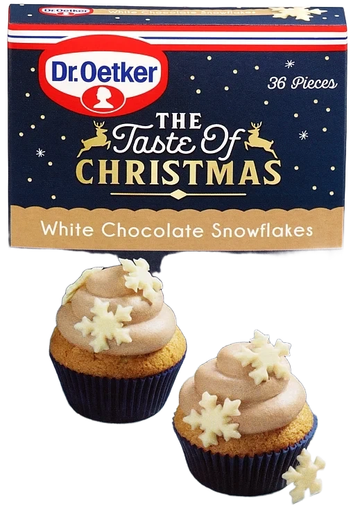 Snowflakes White Chocolate 38g Dr.Oetker