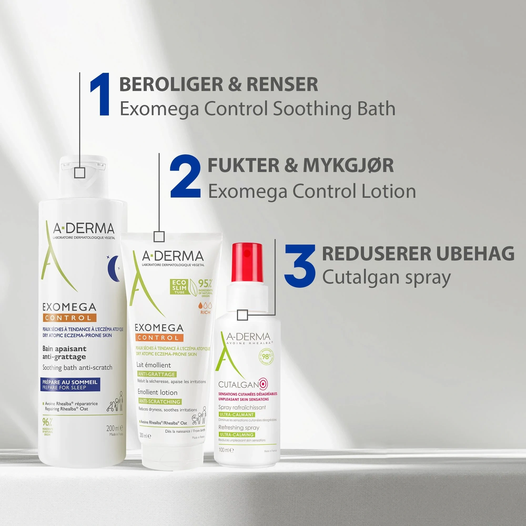 A-Derma Exomega Control Soothing Bath, 200 ml