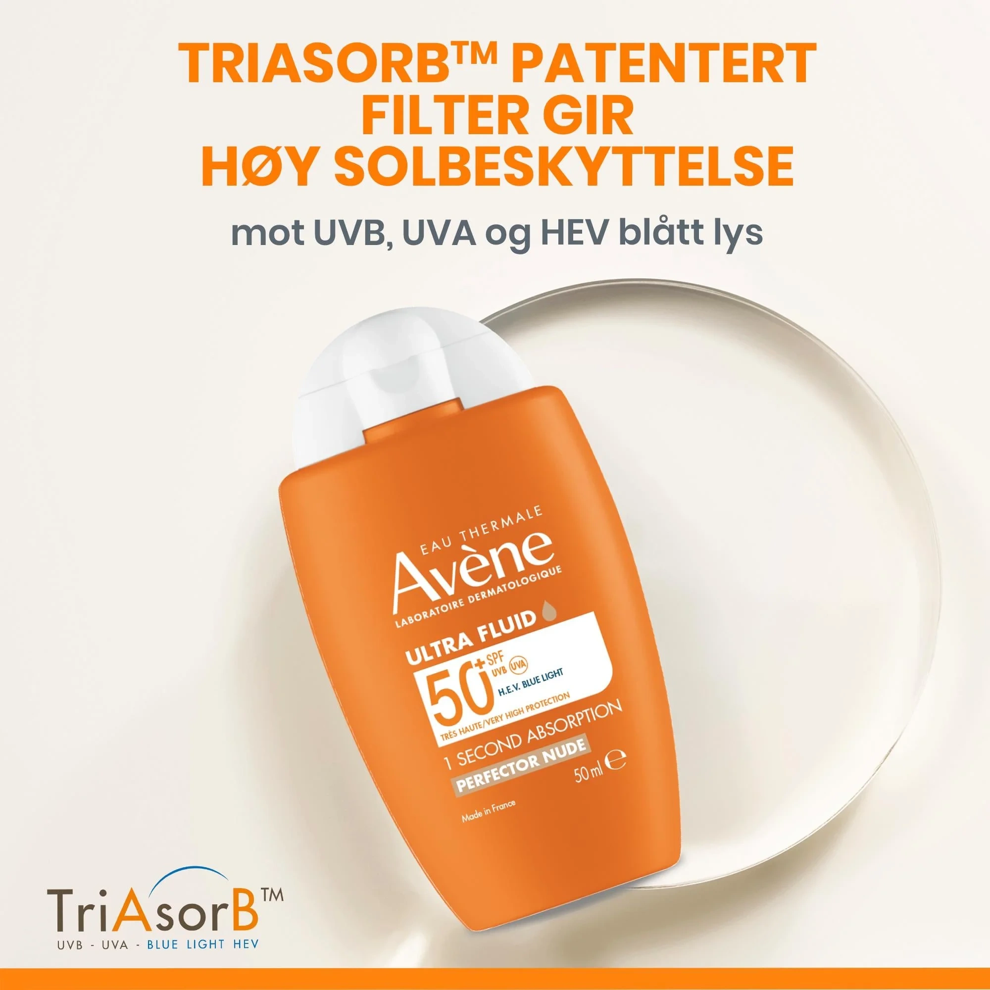Avène Ultra Fluid Perfector SPF50+, 50 ml