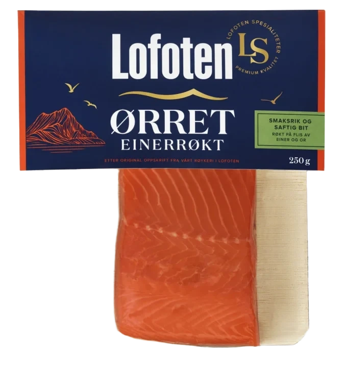 Ørret Einerrøkt Bit 250g Lofoten