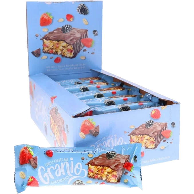 Energibar Skogsbär & Mjölkchoklad 24-pack
