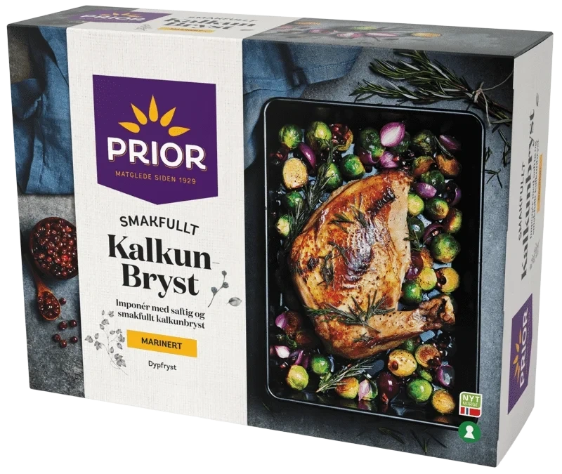 Prior Marinert Kalkunbryst 1,6kg fryst