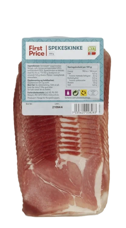 Spekeskinke 300g First Price
