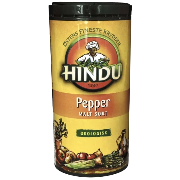 Pepper Sort m/Økologisk Boks Hindu