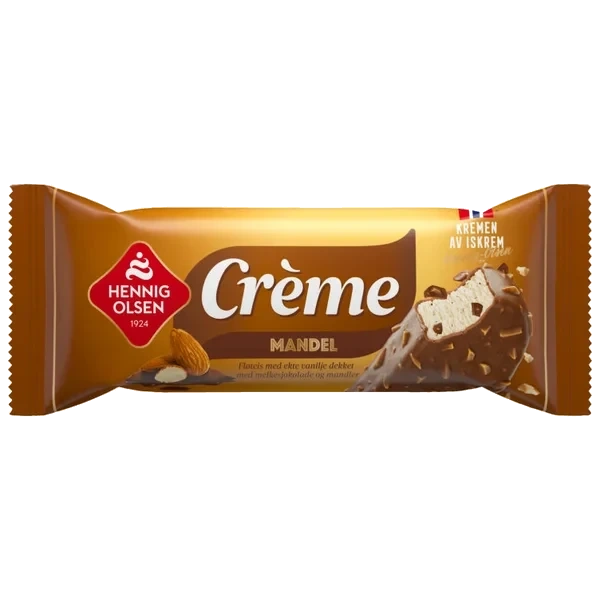 Creme Mandel 24x110ml Hennig-olsen