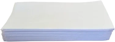 Middagsserviett, 3-lags, 1/8 Fold, 40x40cm, Hvit, Nyfiber