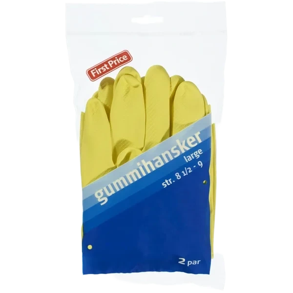 Gummihansker L 2par First Price
