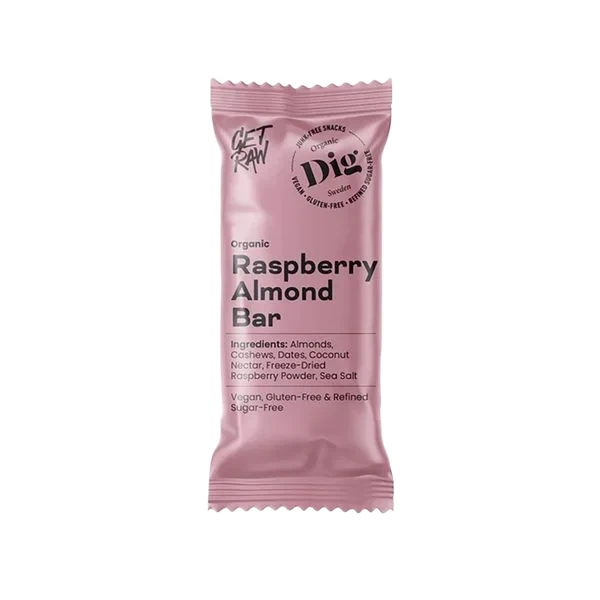 Dig Get Raw Raspberry Almond Bar