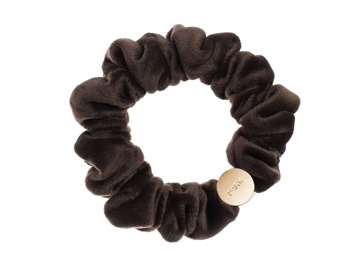 Dark Mini Velvet Scrunchie Hair Braid